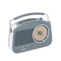 Steepletone Brighton Retro Radio Grey