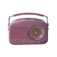 Steepletone DAB Radio Pink