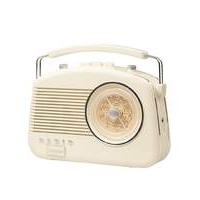 Steepletone Brighton Retro Radio Cream