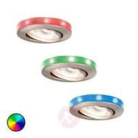 Star Line recessed spotlight w/RGB LED 3-set