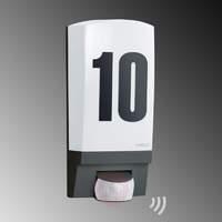 steinel l 1 house number light with sensor black