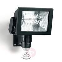 steinel hs 500 halogen spotlight with sensor black