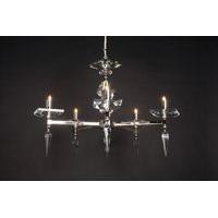 STH02008/5 Starlight 5 Light Optical Glass Chandelier