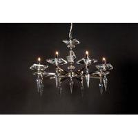 STH02008/8 Starlight 8 Light Optical Glass Chandelier