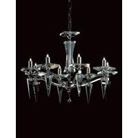 STH06030/8 Starlight 8 Light Optical Glass Chandelier