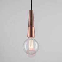 Stripped  pretty hanging light in mix of material