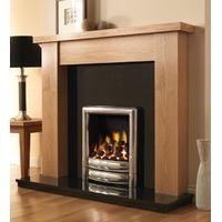 stanford wooden fireplace package with pureglow carmen gas fire