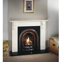 Stourhead Agean Limestone Fireplace Package With Henley Cast iron Fire Insert