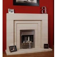 Stonehenge Limestone Fireplace Package With Gas Fire