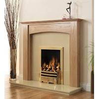 Stretton Fireplace Wooden Package with Pureglow Bauhaus Electric Fire