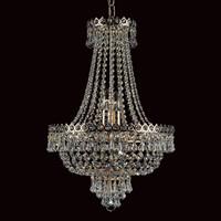 ST00224/40/8/G Empire 8 Lt Crystal Gold Plated Chandelier