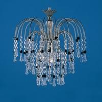 st02300351 starlight 35cm coloured crystal waterfall chandelier