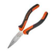 steel shield two tone handle flat nose pliers 6 grip comfort meets us  ...