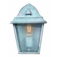 st james solid brass outdoor lantern verdigris