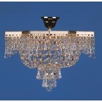 st002384303plg star 3 light flush gold ceiling light