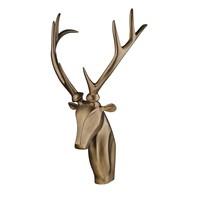 STA3963 Stag Wall Bronze Sculpture