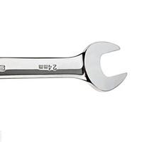 Steel Shield Metric Polished Two-Way Spine Open Dual Purpose Quick Wrench 24Mm/1