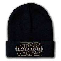 Star Wars Vii - The Force Awakens Logo Black Beanie