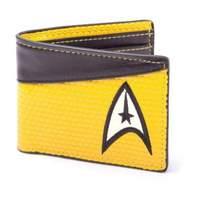 star trek into darkness command logo bi fold wallet yellowdark grey