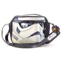 star wars trooper mask black messenger bag