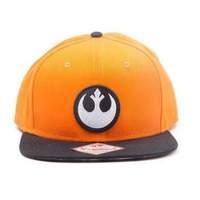 Star Wars Unisex Resistance Logo Embroidered Patch Snapback Baseball Cap One Size Orange/black (sb150825stw)