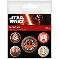 Star Wars Episode Vii First Order Pin Badges Set (5 Pins)