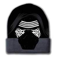 Star Wars Vii The Force Awakens Kylo Ren Mask Beanie One Size Black/grey (cd105stw-bn)