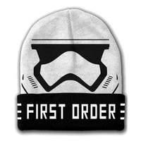 Star Wars Vii The Force Awakens First Order Stormtrooper Mask Beanie One Size White/black (cd106stw-bn)