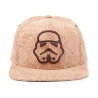 Star Wars Unisex Embroidered Stormtrooper Silhouette Snapback Baseball Cap One Size Tan/cork (sb160844stw)