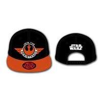 Star Wars Vii - Join The Resistance Black/orange Snapback Cap