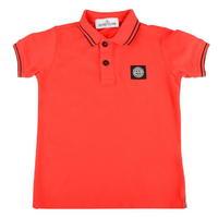 STONE ISLAND Children Boys Short Sleeved Polo Shirt