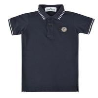 STONE ISLAND Infant Boys Pique Logo Polo Shirt