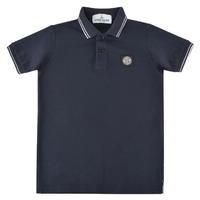 stone island children boys contrast trim polo shirt