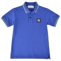 STONE ISLAND Children Boys Contrast Trim Polo Shirt