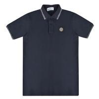 stone island junior boys contrast trim polo shirt