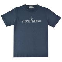 STONE ISLAND Junior Boys Logo Short Sleeve T Shirt