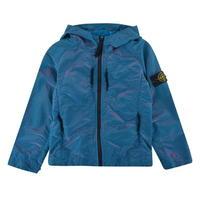 STONE ISLAND Children Boys Metallic Hooded Jacket