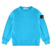 stone island children boys crew neck sweatshirt