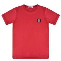 STONE ISLAND Junior Boys Logo Patch T Shirt