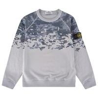 STONE ISLAND Childrens Boy Pixel Sweatshirt