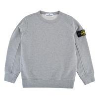 STONE ISLAND Children Boys Crew Neck Sweatshirt