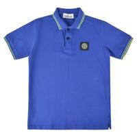 STONE ISLAND Junior Boys Contrast Trim Polo Shirt