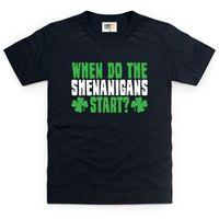 Start the Shenanigans Kid\'s T Shirt