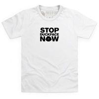 Stop DuckFace Now Kid\'s T Shirt
