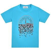 STONE ISLAND Children Boys Pixel Logo T Shirt