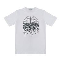 STONE ISLAND Junior Boys Pixel Logo T Shirt
