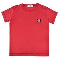 STONE ISLAND Children Boys Patch Logo T Shirt