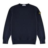 STONE ISLAND Junior Boys Crew Badge Sweatshirt