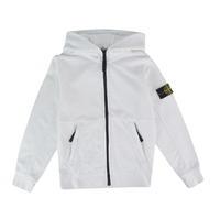 STONE ISLAND Children Boys Logo Hooded Zip Sweatshirt