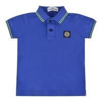 STONE ISLAND Infant Boys Pique Logo Polo Shirt